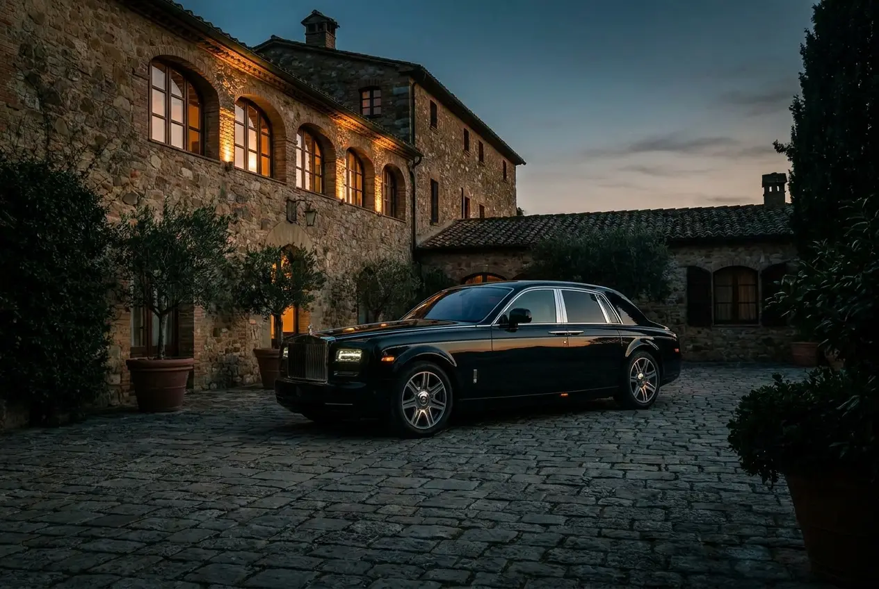 Automoción de lujo — coche exclusivo con acceso LAUREX